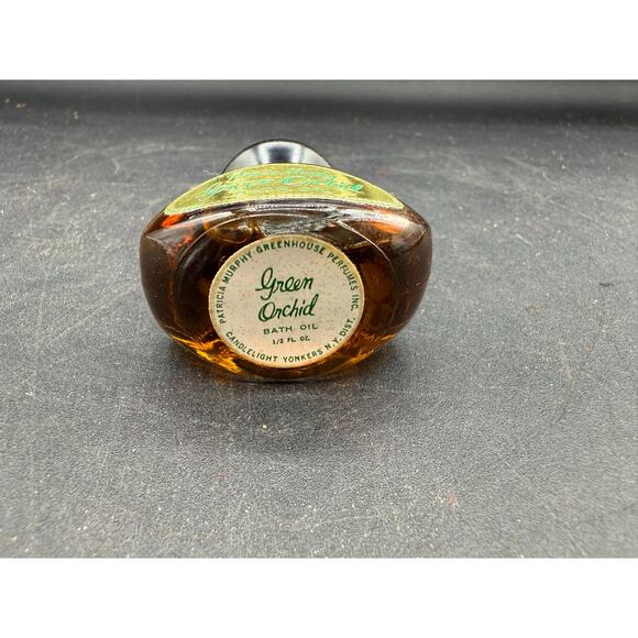 Vintage Green Orchid Bath Oil 0.5 Oz By Patricia Murphy - No Box - Picture 5 of 7